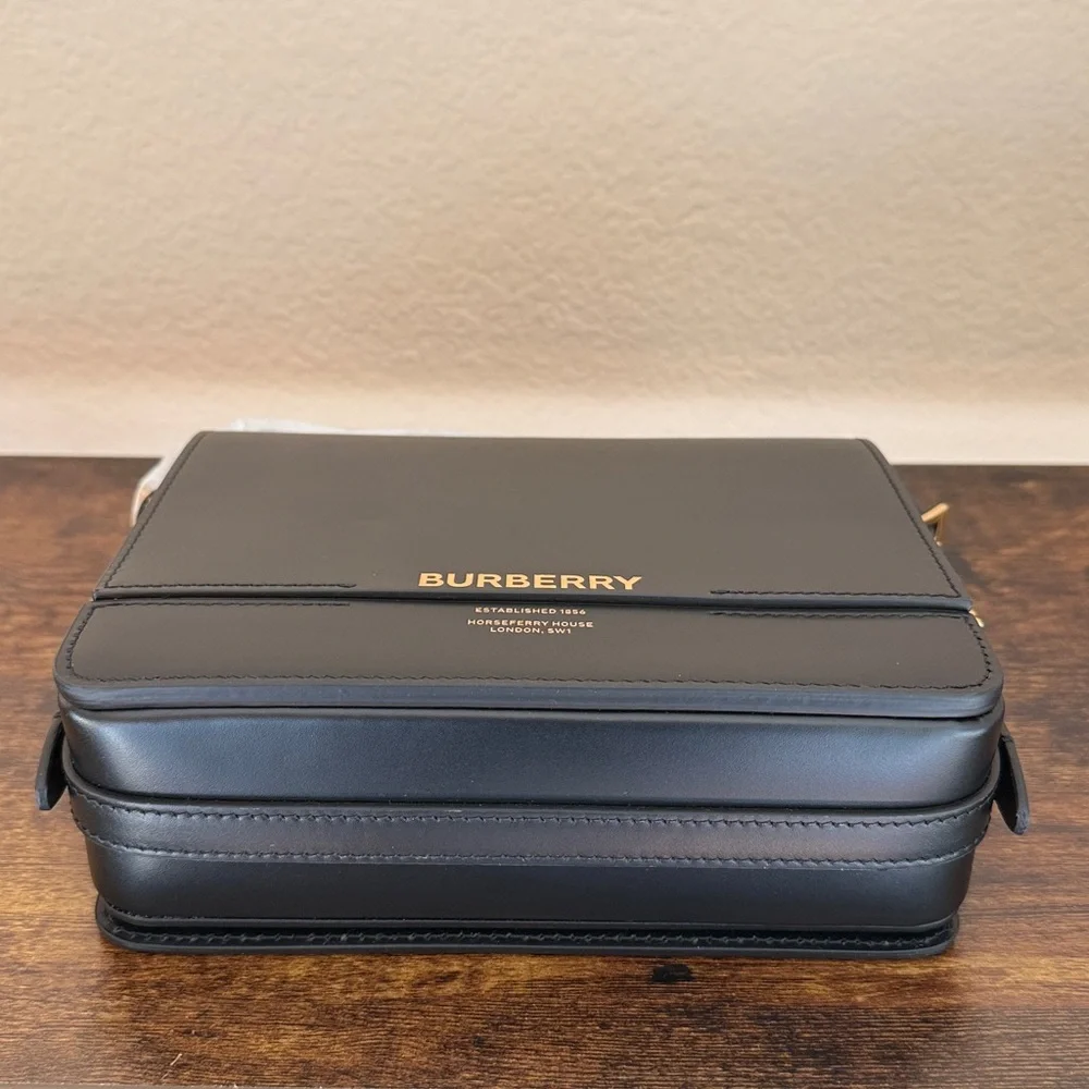 Burberry Grace Black Leather Bag